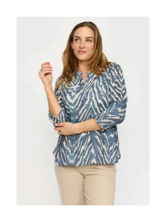 2-Biz - AMOA STRIBET BLUSE