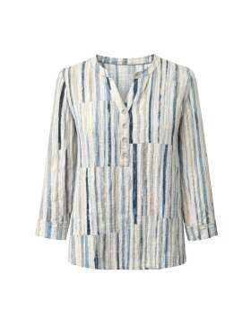 2-Biz - AMOA STRIBET BLUSE 2-Biz - AMOA STRIBET BLUSE