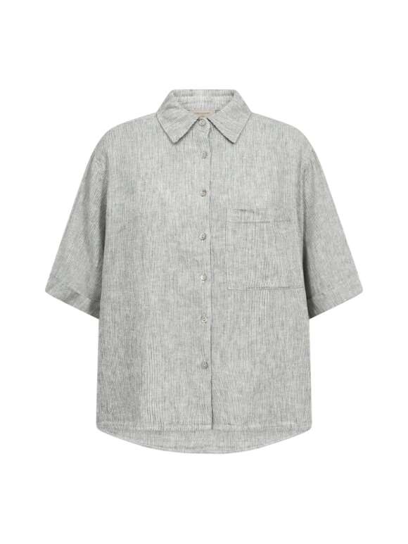 FREEQUENT - LAVA Stribet Skjorte