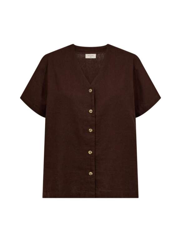 FREEQUENT - LAVA Klassisk Hørskjorte