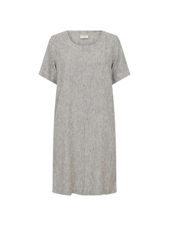 FREEQUENT - LAVA Feminin Stribet Hørkjole