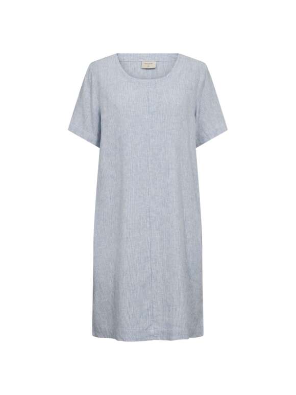 FREEQUENT - LAVA Feminin Stribet Hørkjole