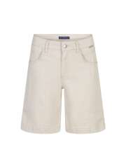 Red Button - Kate Short Denim Stripe Pebble Red Button - Kate Short Denim Stripe Pebble