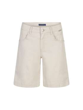 Red Button - Kate Short Denim Stripe Pebble