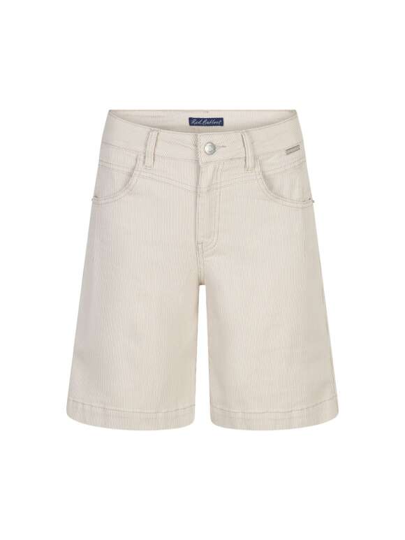 Red Button - Kate Short Denim Stripe Pebble