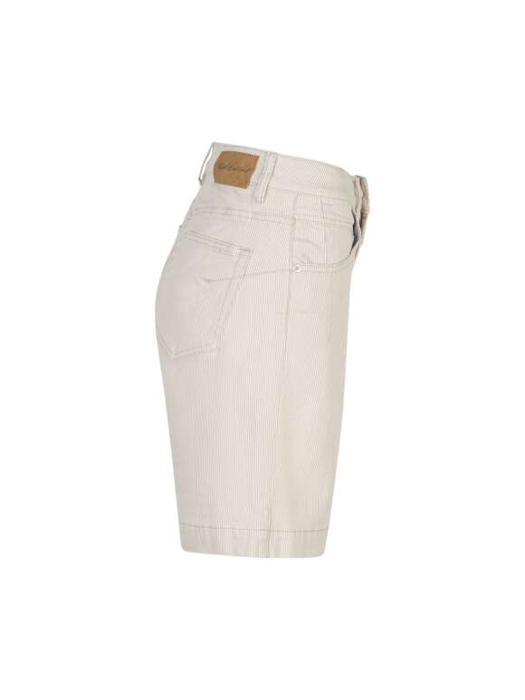 Red Button - Kate Short Denim Stripe Pebble