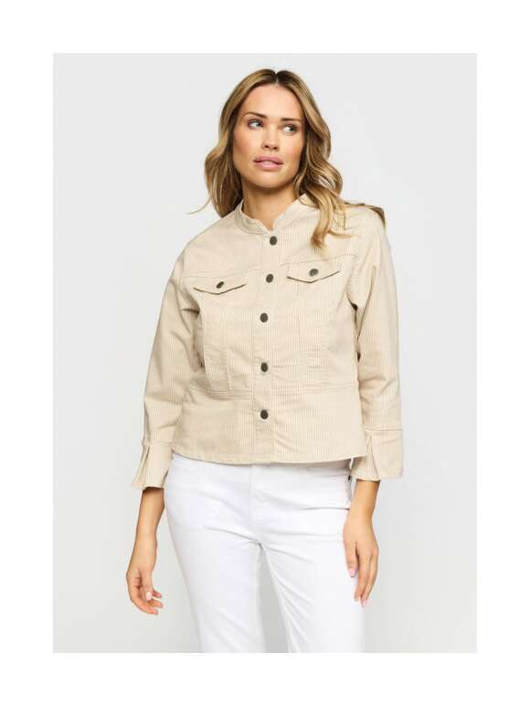 2-Biz - BILLA Stilfuld Stribet Blazer