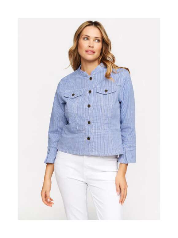 2-Biz - BILLA Stilfuld Stribet Blazer