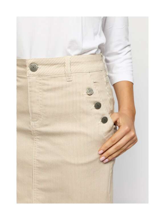 2-Biz - BITTA Stribet Nederdel