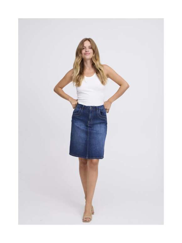 Pulz Jeans - KATJA DENIM NEDERDEL