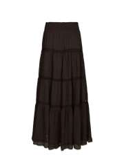 Neo Noir -  FELICIA  Voile Maxi Nederdel