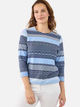 Brandtex - Smart Stribet T-shirt