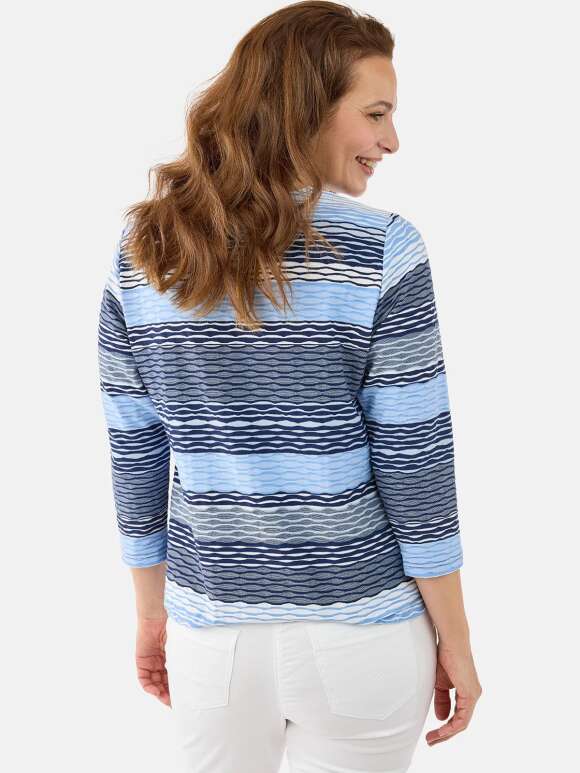 Brandtex - Smart Stribet T-shirt