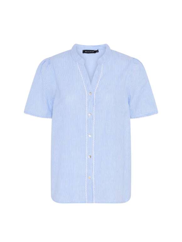 Micha - Finstribet Skjorte Bluse