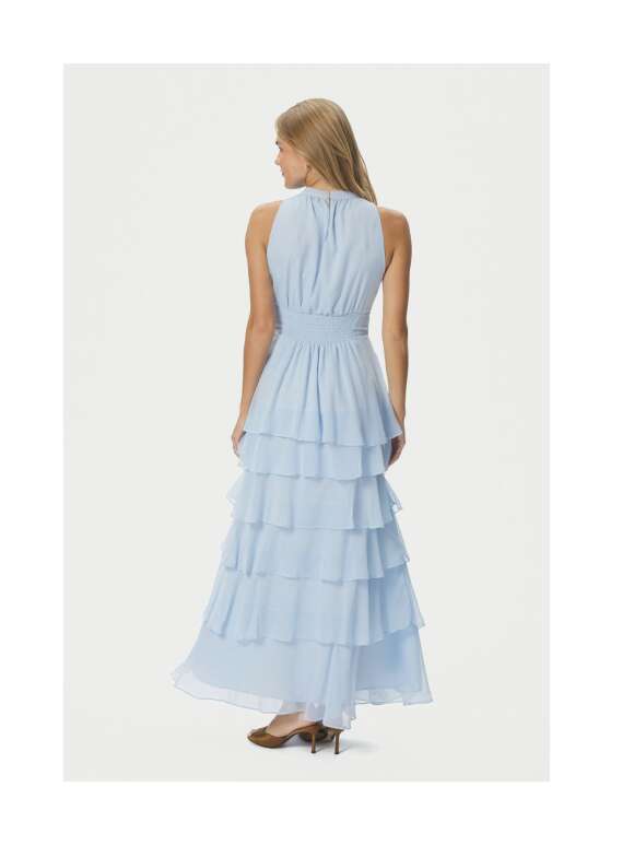 Neo Noir - MARLI Sofistikeret Lang Kjole