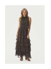 Neo Noir - MARLI Sofistikeret Lang Kjole