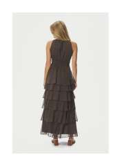 Neo Noir - MARLI Sofistikeret Lang Kjole