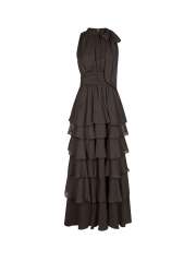 Neo Noir - MARLI Sofistikeret Lang Kjole