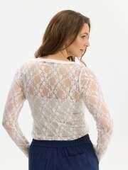 In Front - KIA Feminin Mesh Bluse