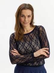 In Front - KIA Feminin Mesh Bluse