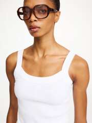 By Malene Birger  - FRILLO Minimalistisk Top