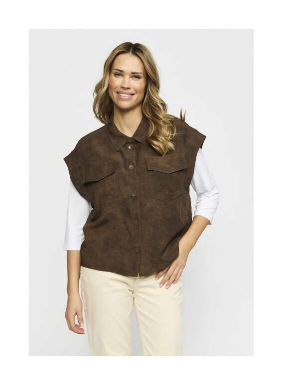 2-Biz - LIRA Imiteret Ruskinds Vest