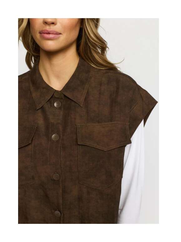 2-Biz - LIRA Imiteret Ruskinds Vest