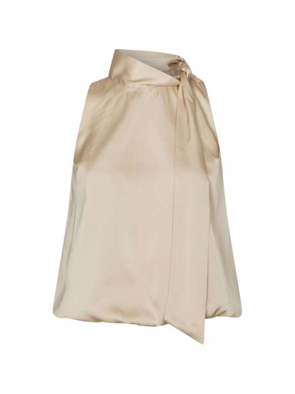Neo Noir - VEDA DRAPY SATIN TOP