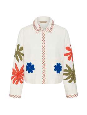 Culture - chrestella Casual jakke med broderi