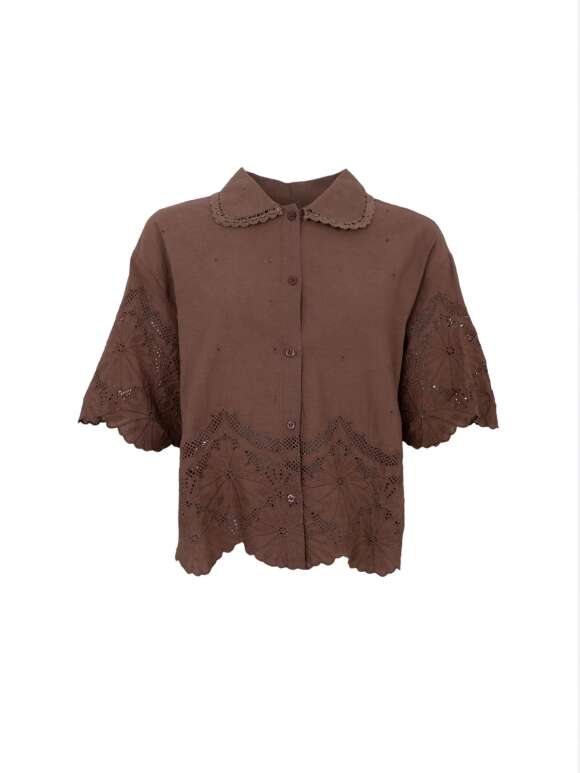 Black Colour - AGNETA BLUSE 