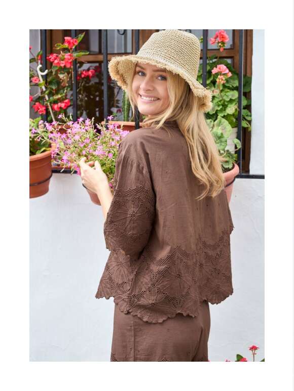 Black Colour - AGNETA BLUSE 