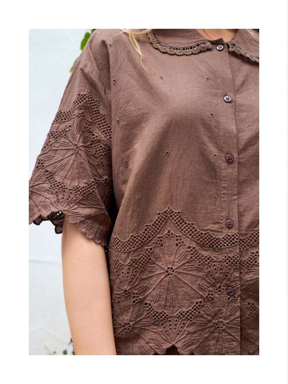 Black Colour - AGNETA BLUSE 