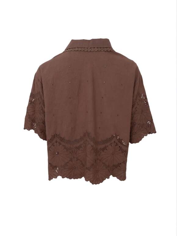 Black Colour - AGNETA BLUSE 