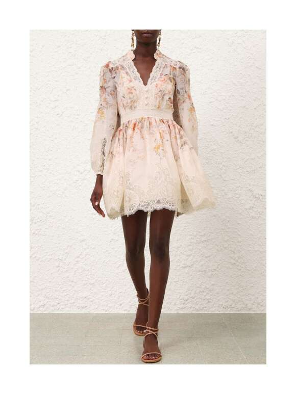Zimmermann - LUNA LACE Imposant Blondekjole