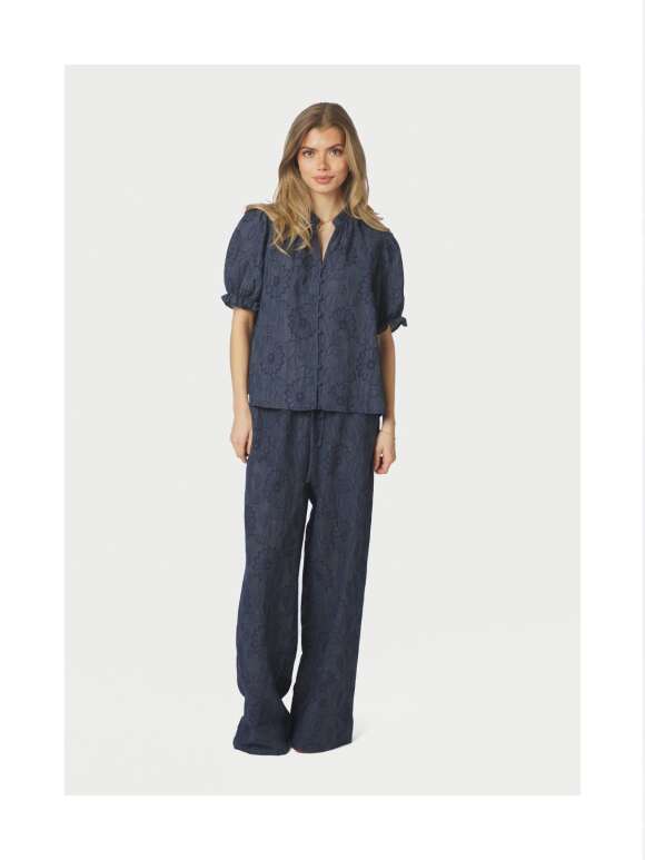 Neo Noir - HEIFA Flower Stripe Pants