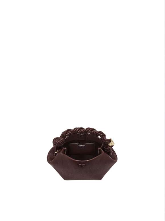 Ganni - Mini BOU Taske Coffee