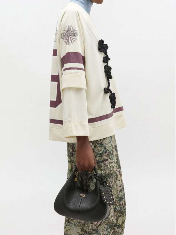 Ganni - Sort Mini Hobo Taske