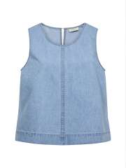 FREEQUENT - LISEA Sommer Denim Bluse FREEQUENT - LISEA Sommer Denim Bluse