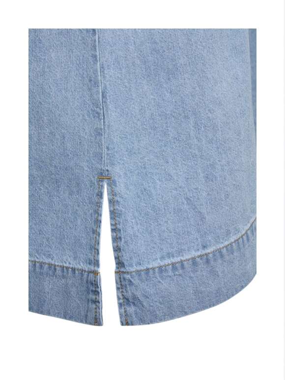 FREEQUENT - LISEA Sommer Denim Bluse