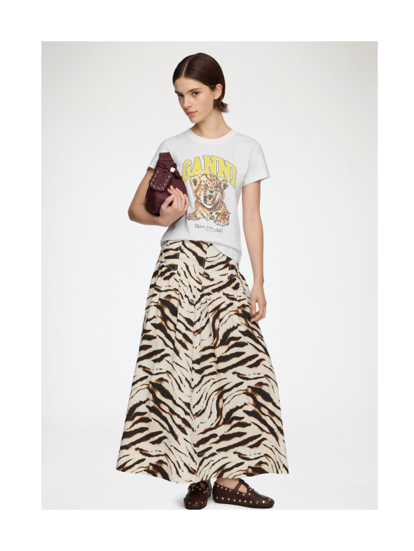 Ganni - Cool T-shirt Med Tiger