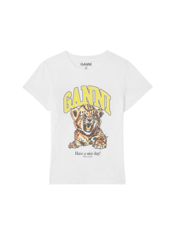 Ganni - Cool T-shirt Med Tiger