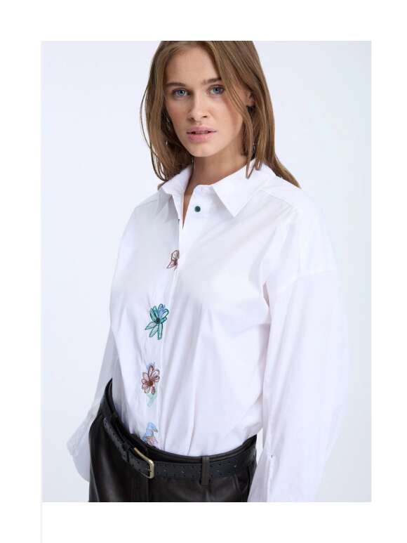 Munthe - NILBERTO Feminin Oversize Skjorte