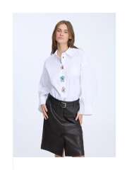 Munthe - NILBERTO Feminin Oversize Skjorte