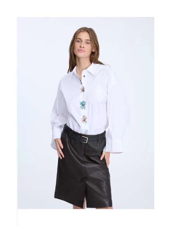 Munthe - NILBERTO Feminin Oversize Skjorte