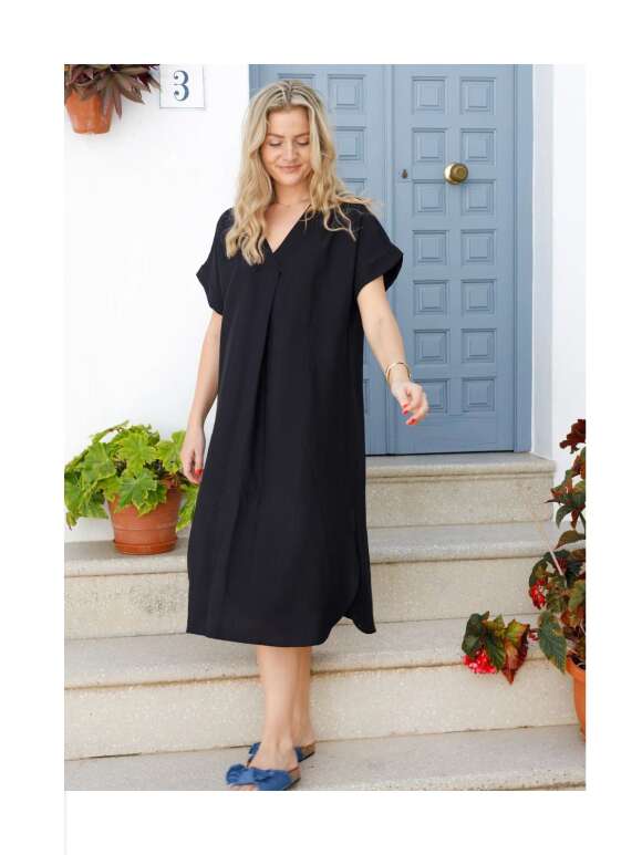 Black Colour - SAMOS DRESS