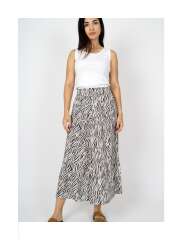 Textil Karntner - Elegant Midi Nederdel Textil Karntner - Elegant Midi Nederdel