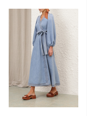Zimmermann - INDRA DENIM Kjole