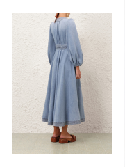 Zimmermann - INDRA DENIM Kjole