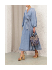 Zimmermann - INDRA DENIM Kjole