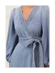 Zimmermann - INDRA DENIM Kjole